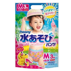 Japāņu Moony Peldbiksītes meitenēm M 6-12kg 3gab.