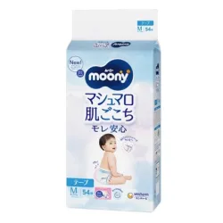 MOONY autiņbiksītes AIRFIT, M- 54 gab., 6-11 kg MOONY autiņbiksītes AIRFIT, M- 54 gab., 6-11 kg