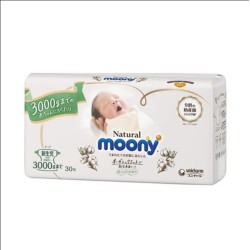Moony Natural autiņbiksītes NB, 0-3kg, 30gab.