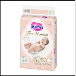 Japāņu First Premium Autiņbiksītes, S, 4-8kg, 54gab.