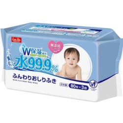 IPLUS 99,9% mitrās salvetes zīdaiņiem ar kolagēnu 80x1gab.