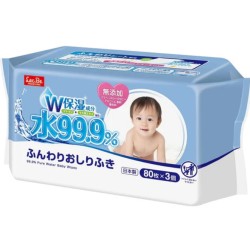 IPLUS 99,9% mitrās salvetes zīdaiņiem ar kolagēnu 80x1gab.