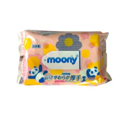 Moony drėgnos servetėlės 1 vnt. - Jautriai odai 