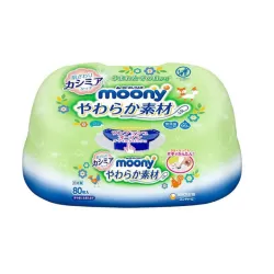 Mitrās salvetes kastītē Moony, 76 gab.